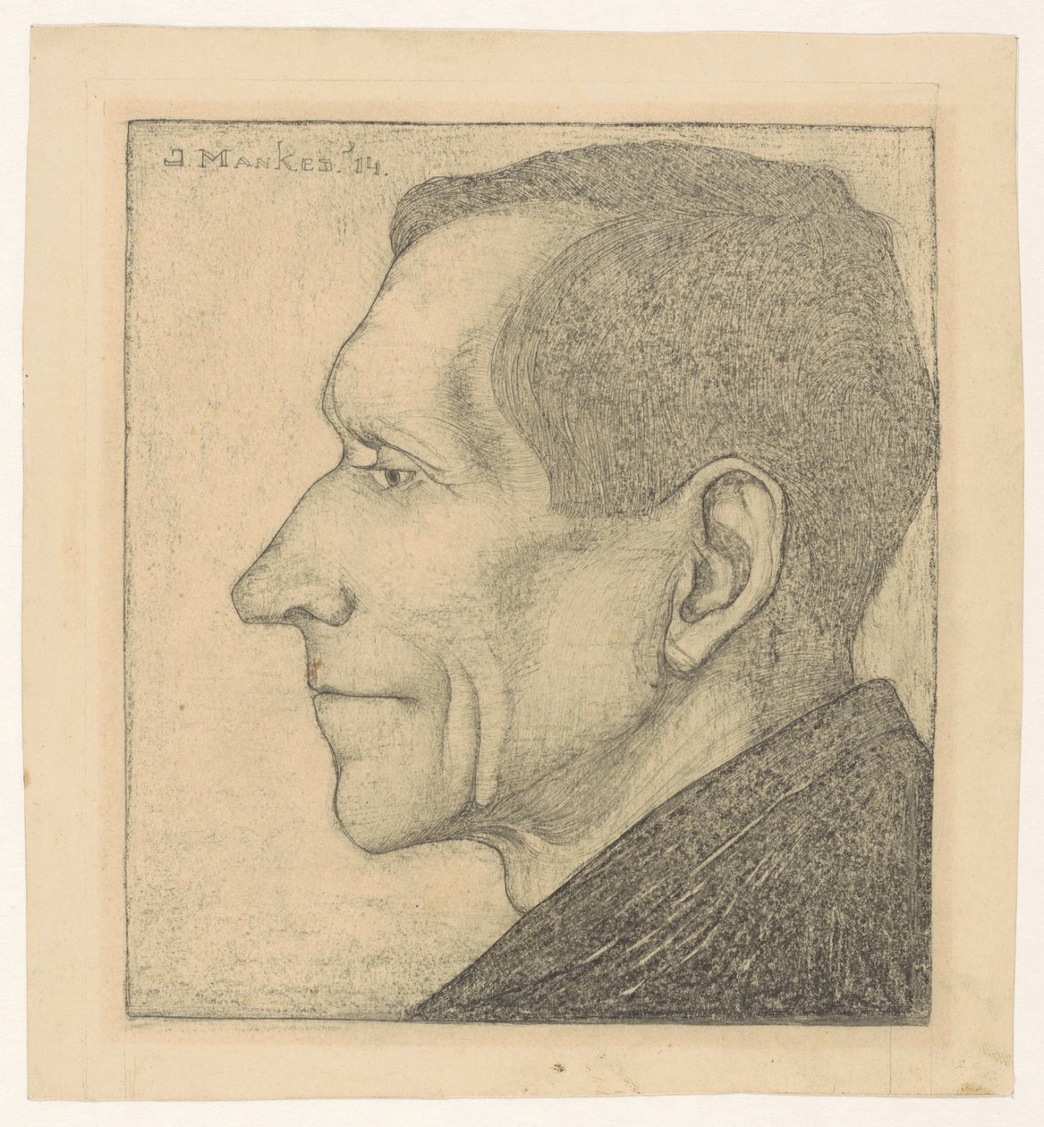 Portrait de Beint Mankes I - Jan Mankes