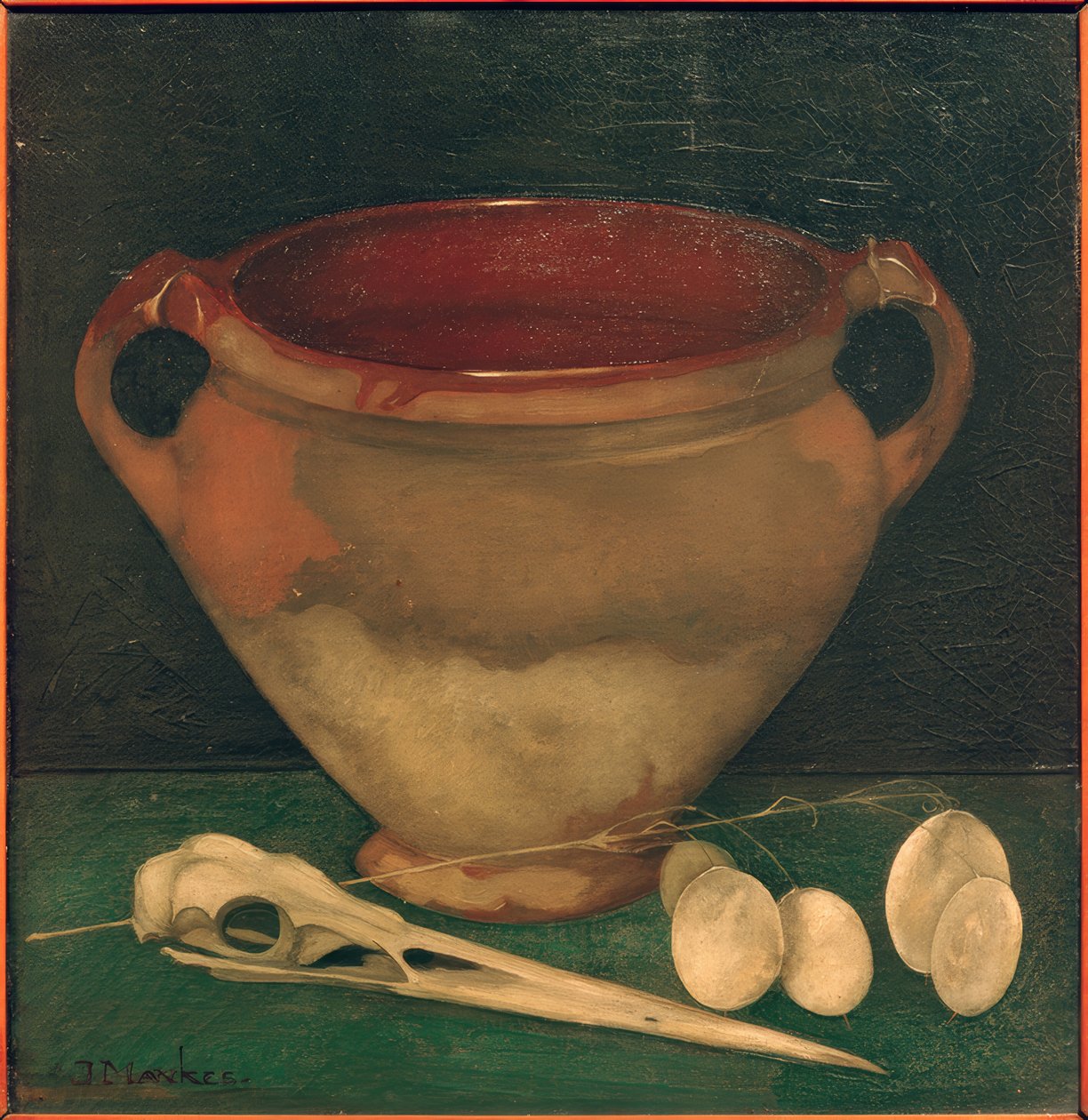 Pot en faïence avec bec de héron - Jan Mankes