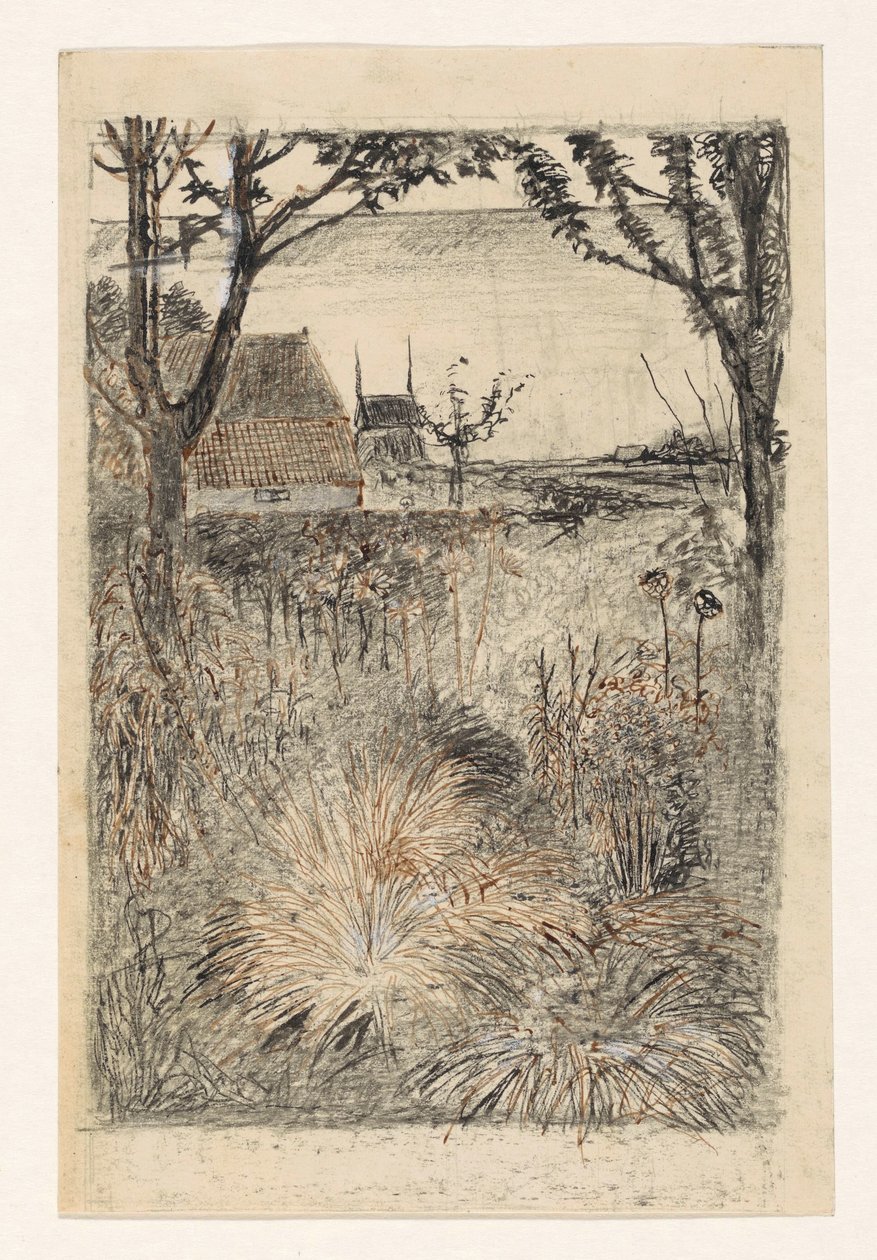 Jardin en automne - Jan Mankes