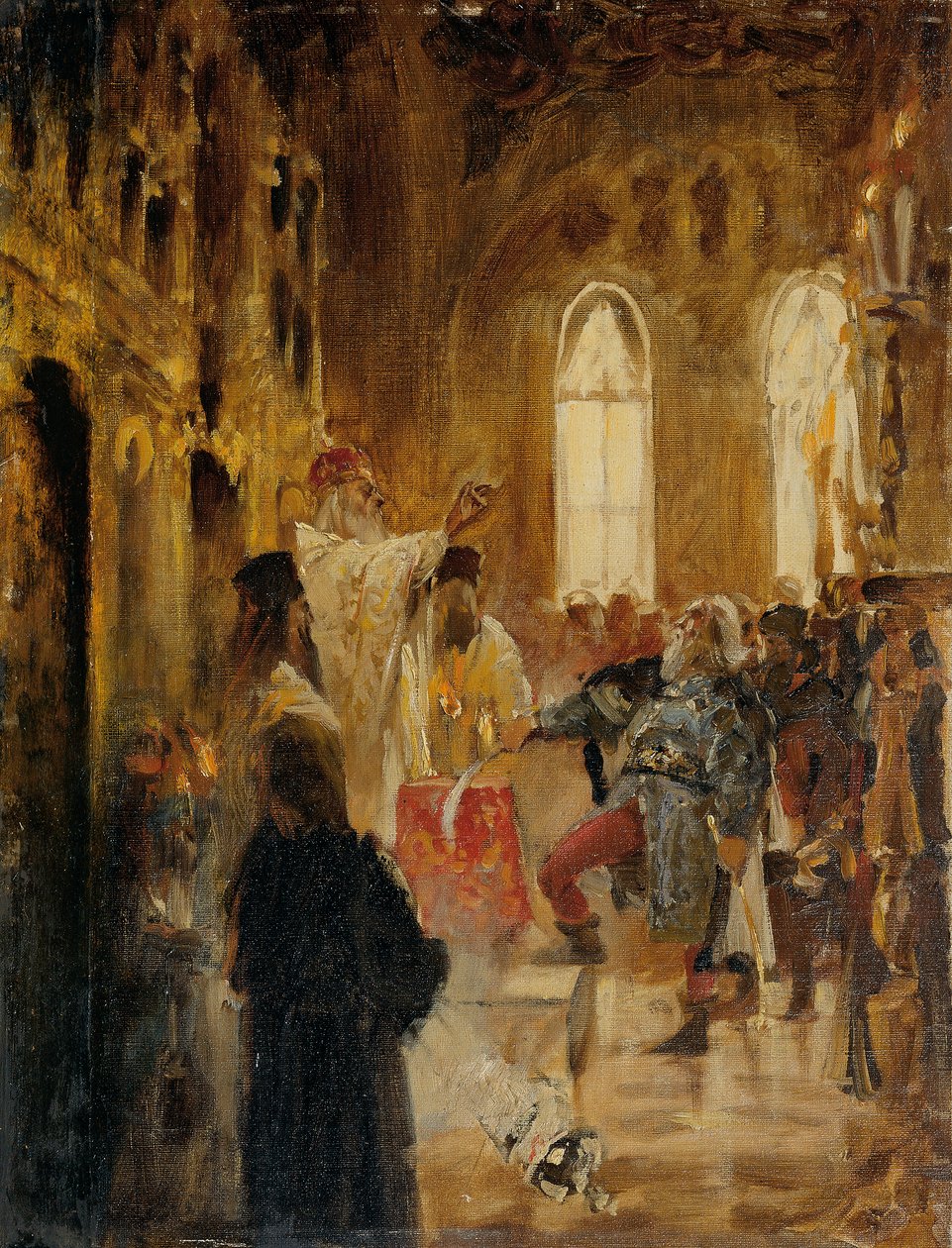Scène de couronnement - Jan Matejko