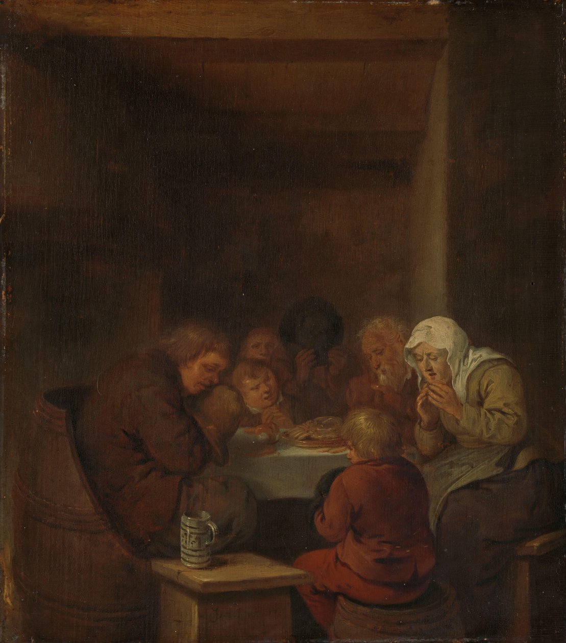 Dire la grâce - Jan Miense Molenaer