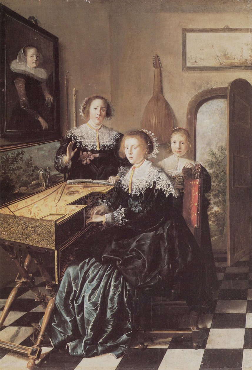 Trois femmes à un Virginal - Jan Miense Molenaer