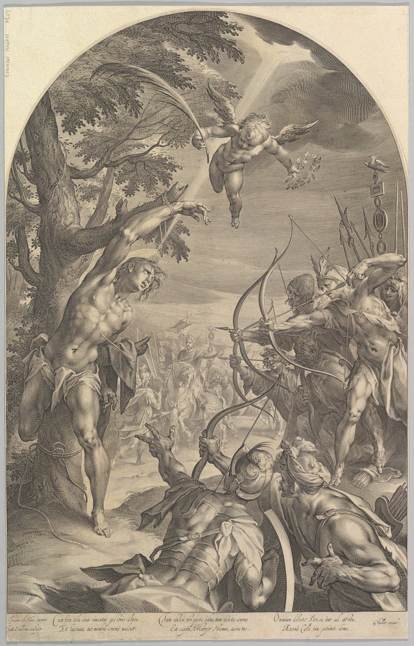 Martyr de Saint Sébastien, vers 1600 - Jan Muller