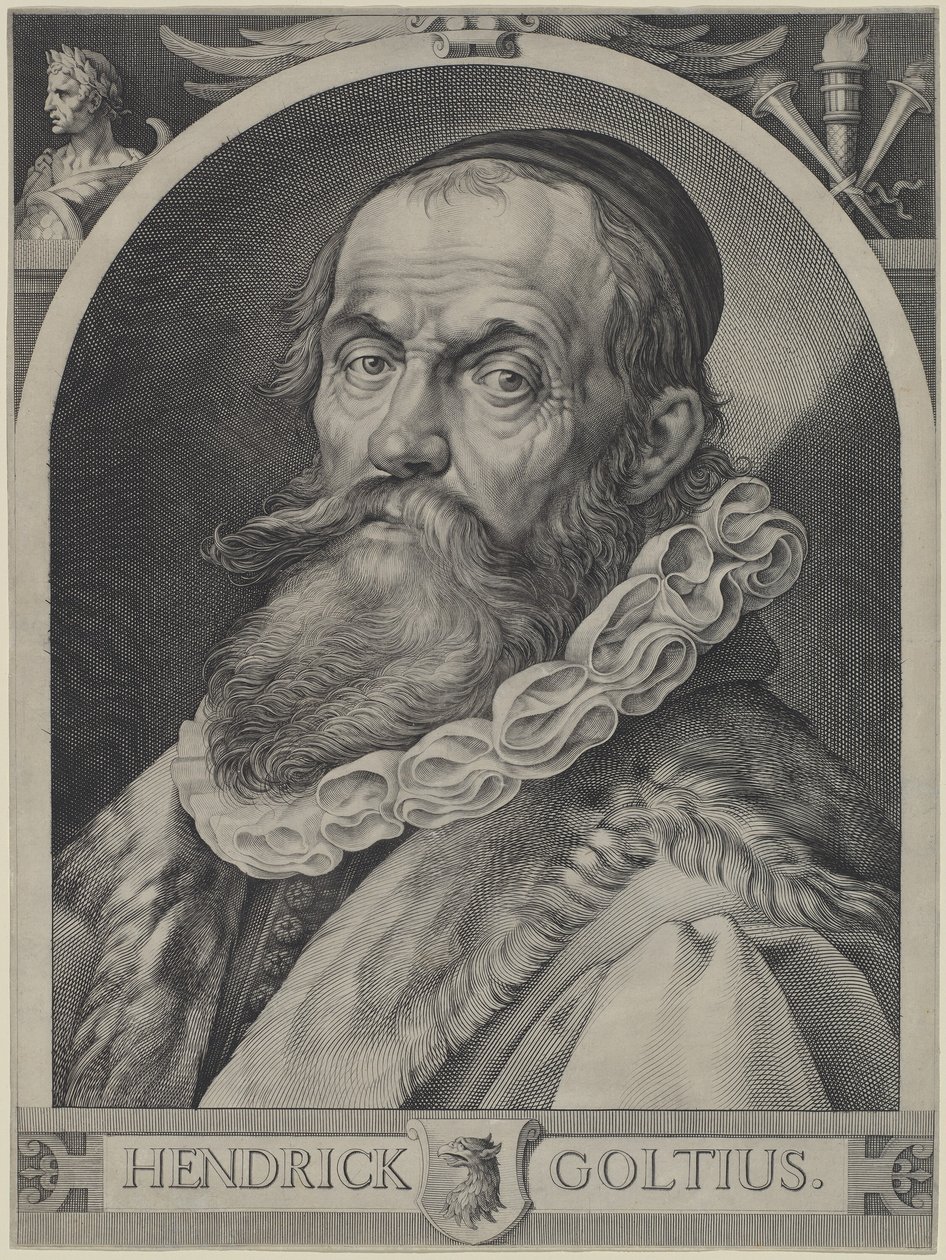 Portrait de Hendrick Goltzius - Jan Muller, Hendrick Goltzius