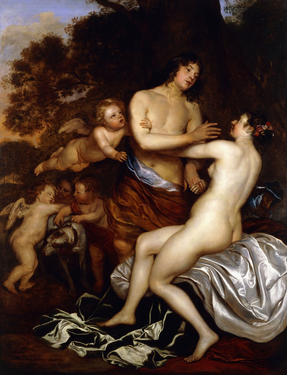 Vénus et Adonis - Jan Mytens