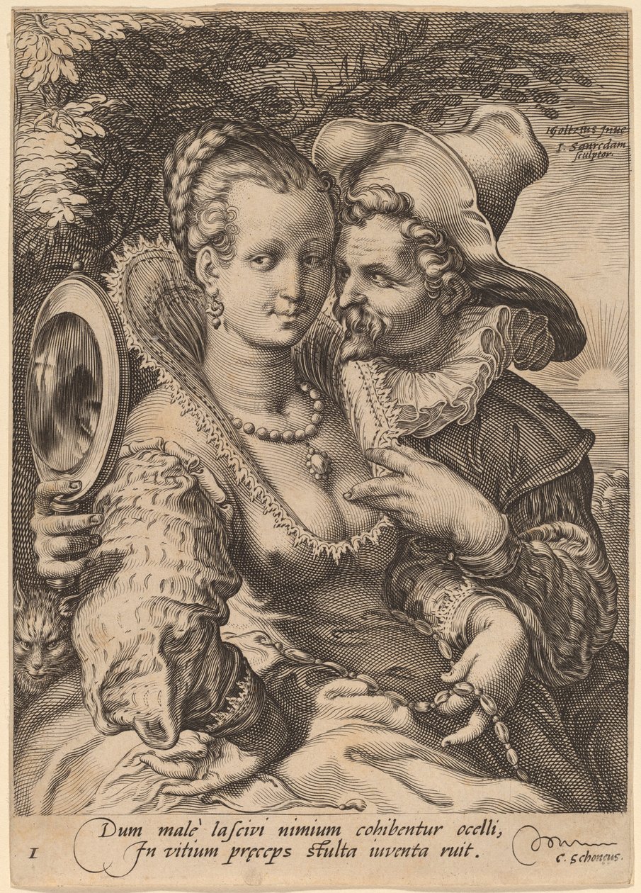 La vue - Jan Pietersz Saenredam after Hendrik Goltzius