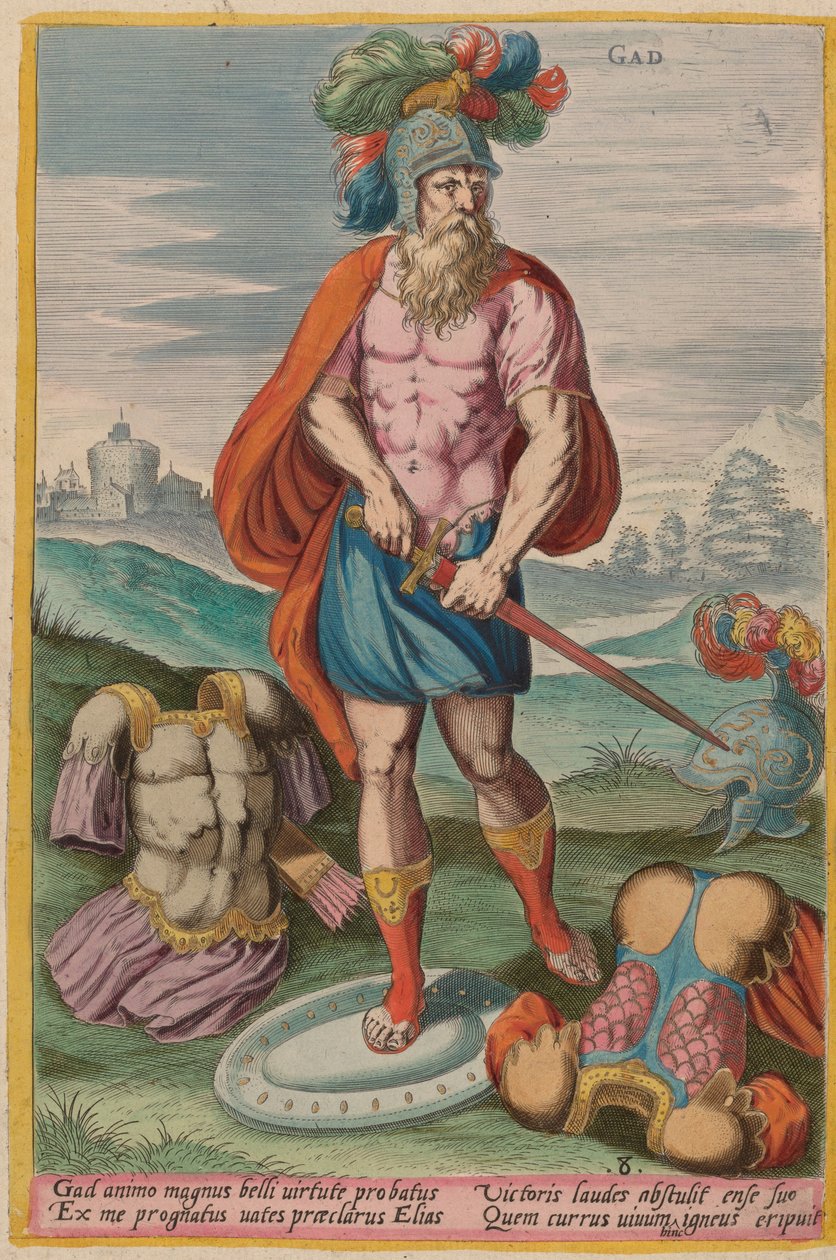 Gad - Jan Sadeler I after Crispen van den Broecke