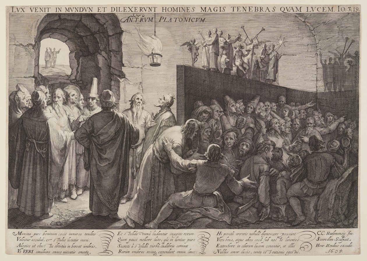 La caverne de Platon - Jan Saenredam