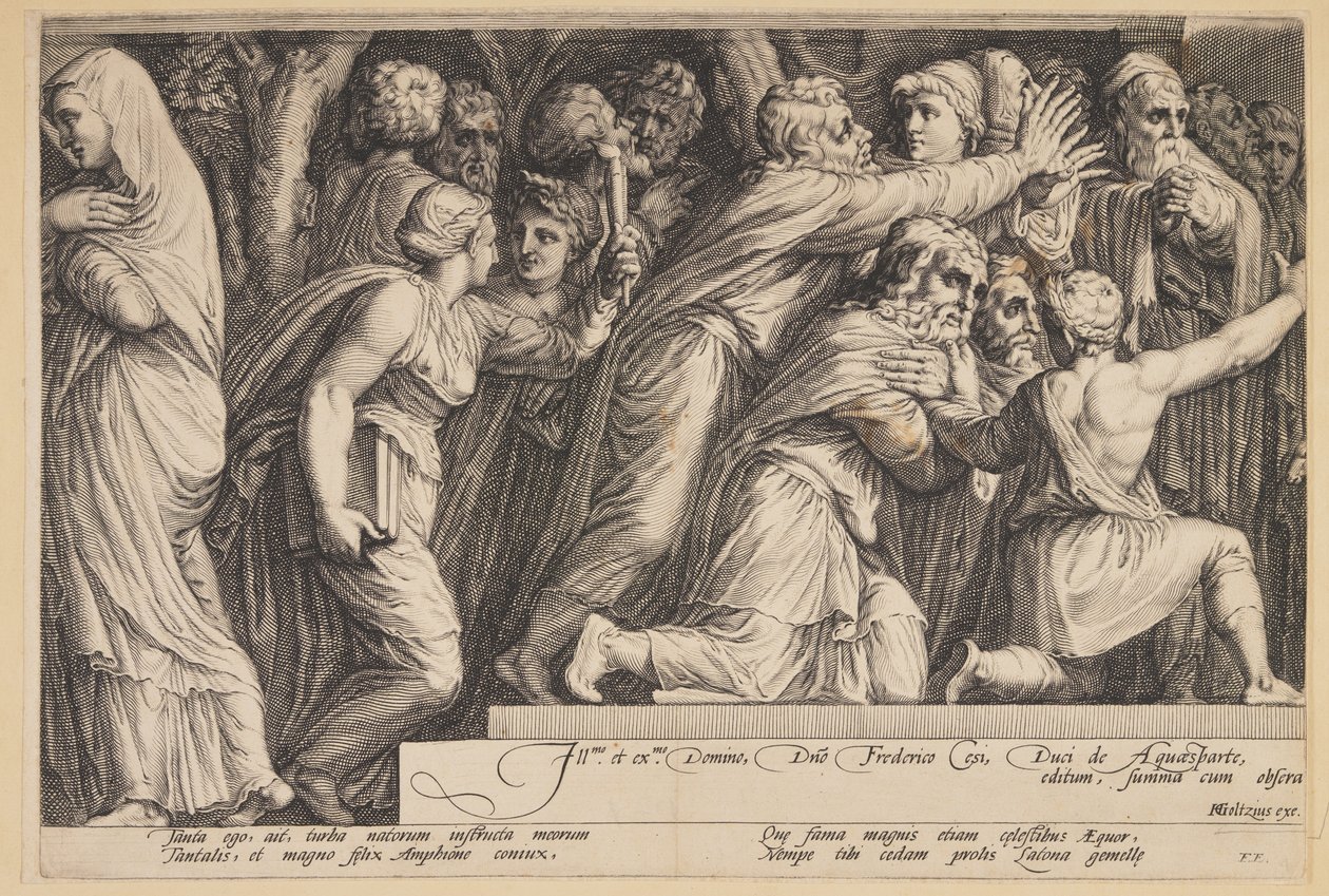 Le châtiment de Niobé (planche 4) - Jan Saenredam
