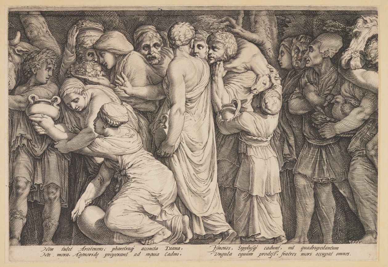 Le châtiment de Niobé (planche 7) - Jan Saenredam