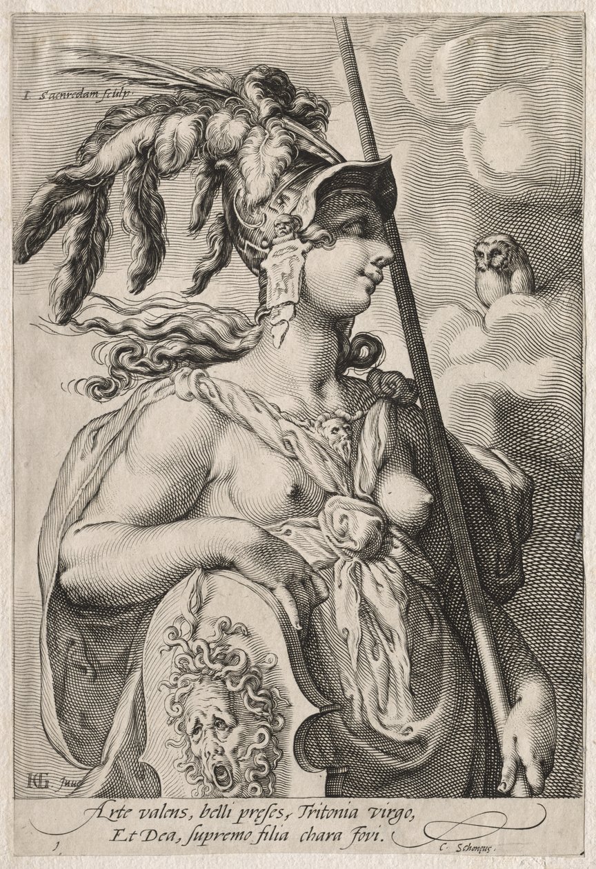 Trois déesses - Jan Saenredam