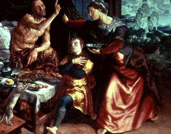 Isaac bénissant Jacob - Jan Sanders van Hemessen