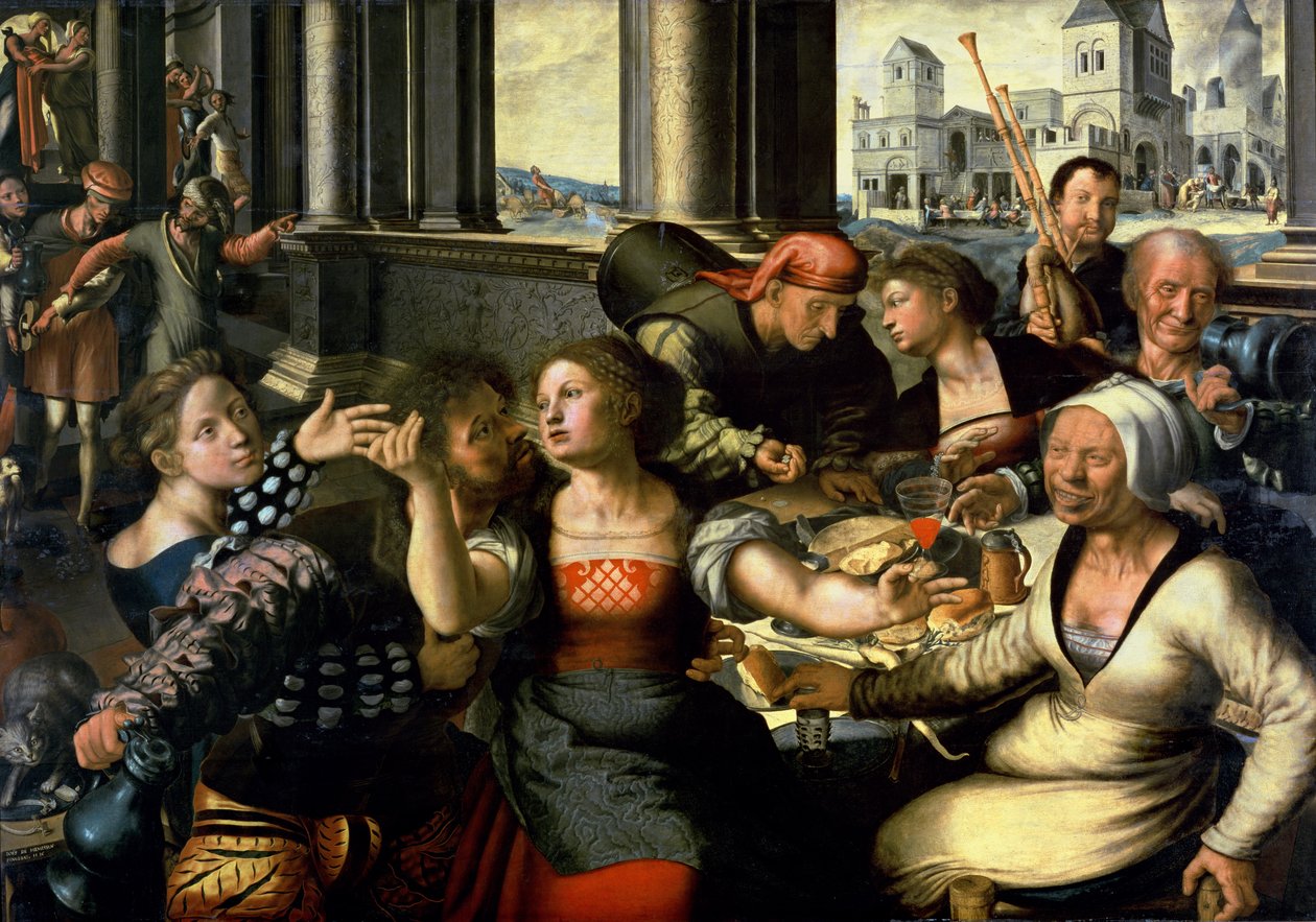 Le fils prodigue, 1536 - Jan Sanders van Hemessen
