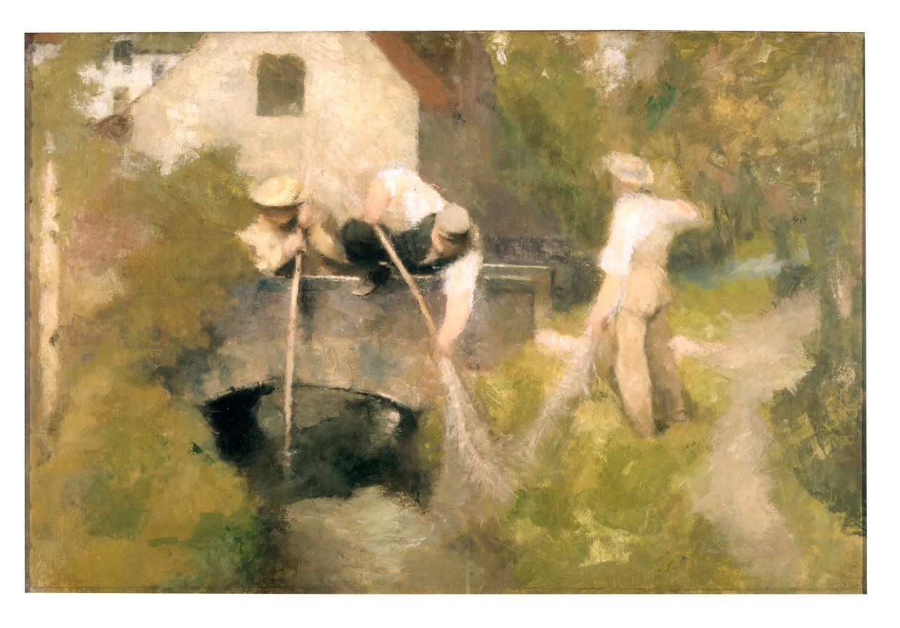 Dragage dans la Woluwe - Jan Stobbaerts