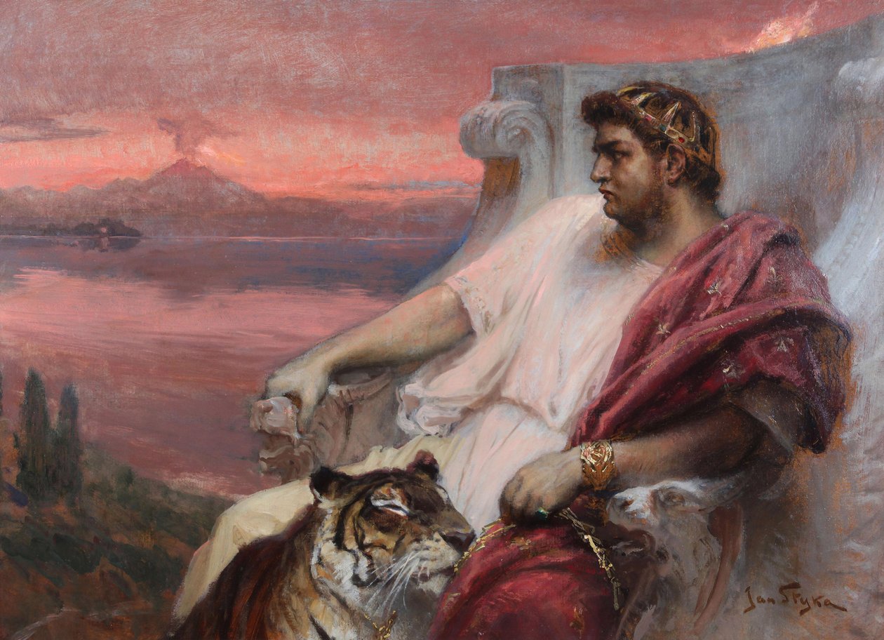 Néron à Baiae, par Styka, Jan - Jan Styka