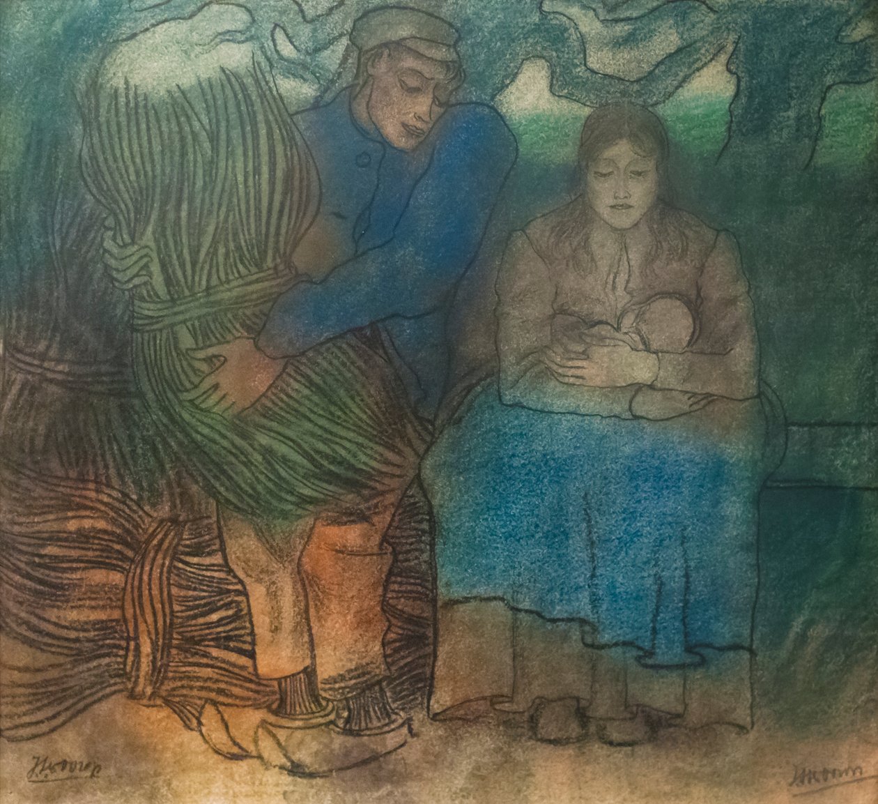 Bonheur des parents - Jan Toorop