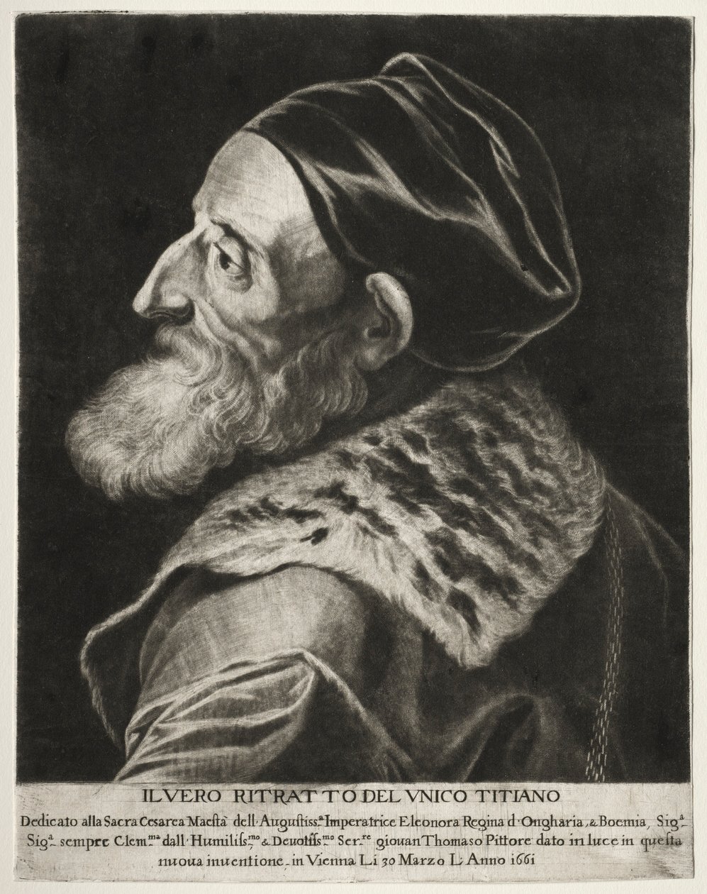 Portrait de Titien, 1661 - Jan Thomas