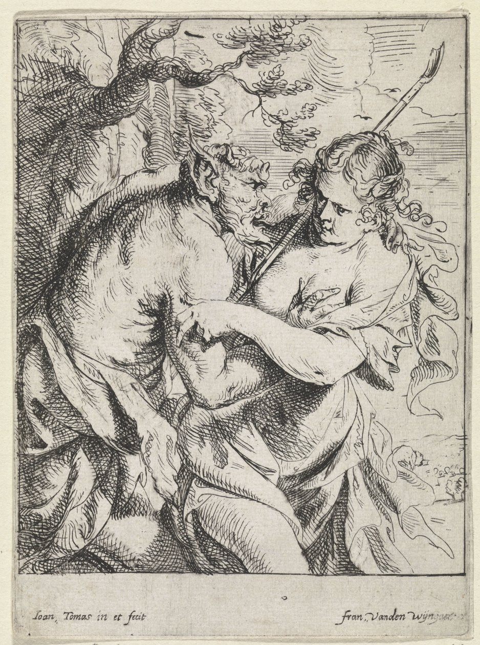 Satyre et bergère - Jan Thomas