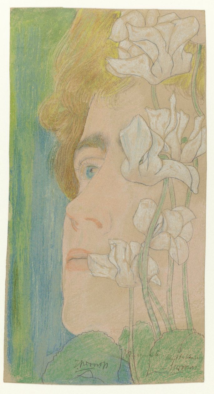 Marguerite (Portrait de Marguerite) - Jan Toorop