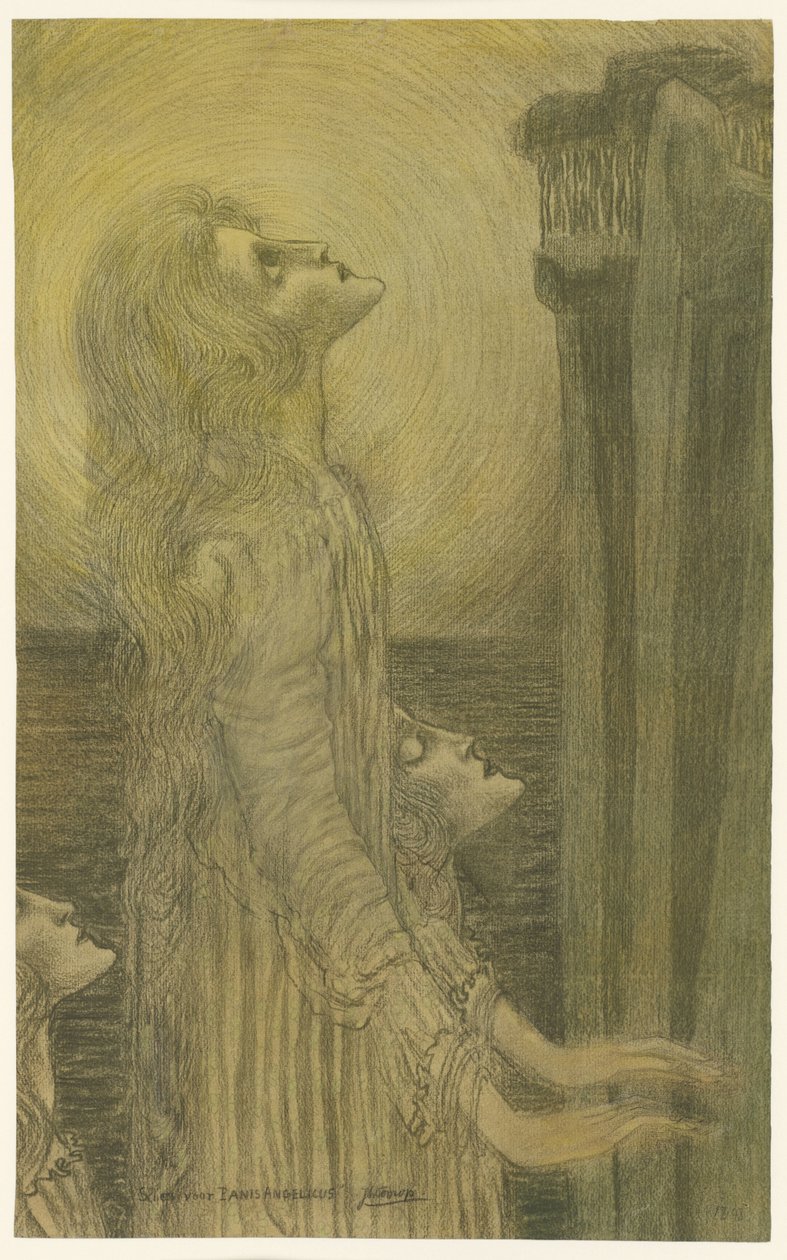 Esquisse pour Panis Angelicus - Jan Toorop