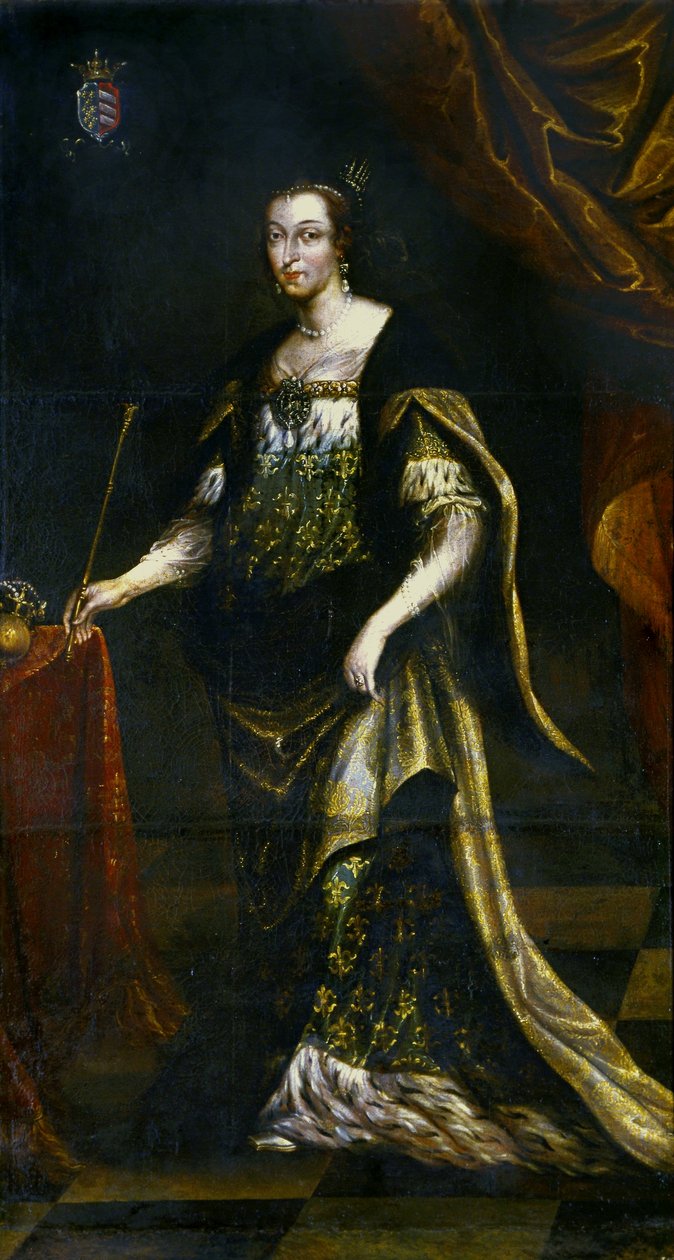 Portrait de la reine Jadwiga. - Jan Tricius