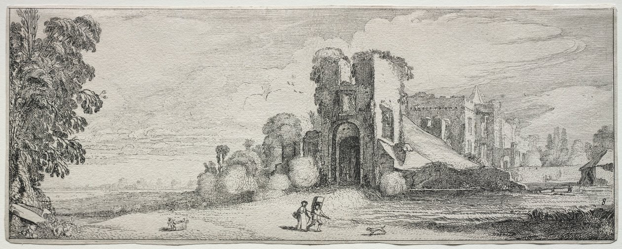 Paysages et ruines : Château de Brederode - Jan Van de Velde