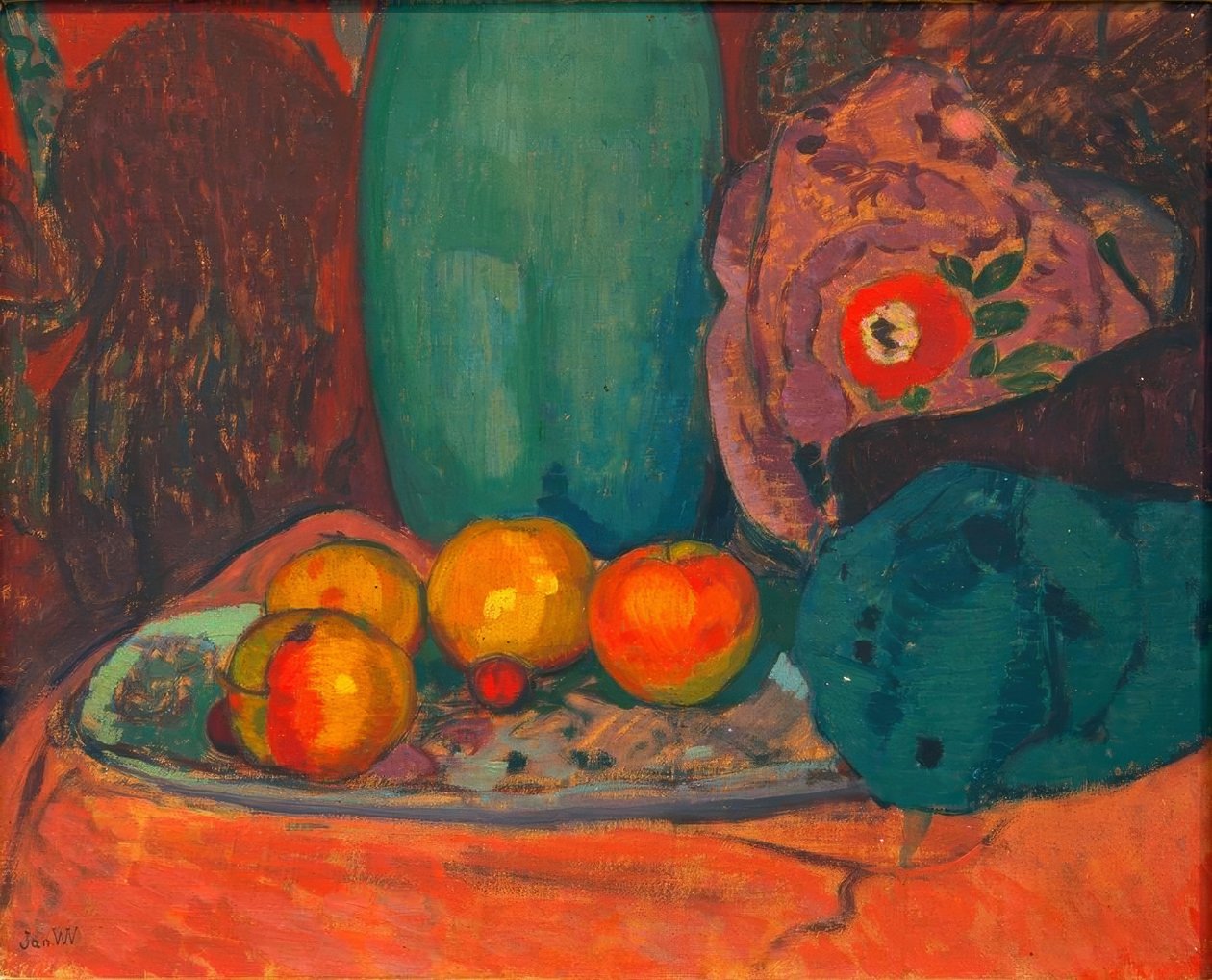 Nature morte avec vase bleu-vert - Jan Verkade