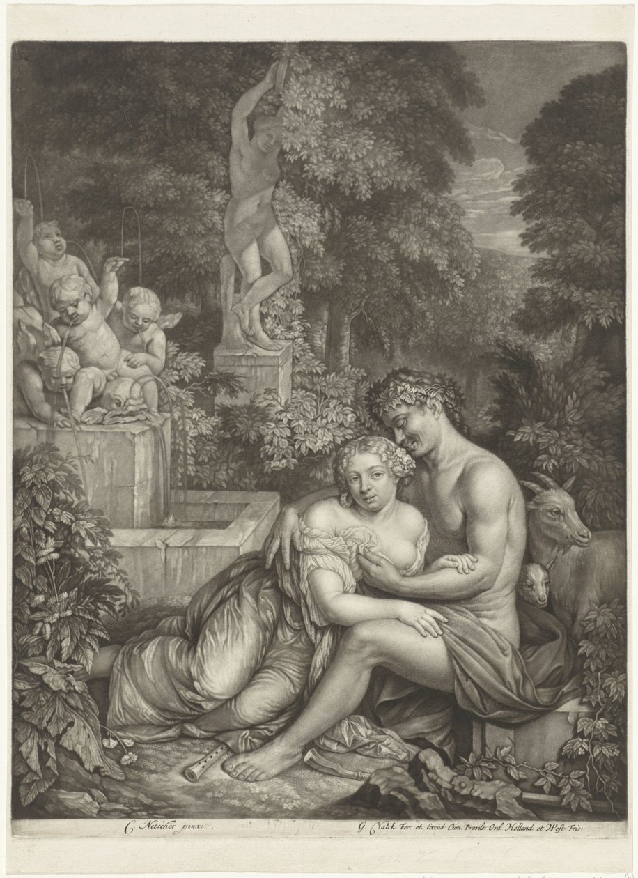 Vertumne et Pomone - Jan Verkolje (I)