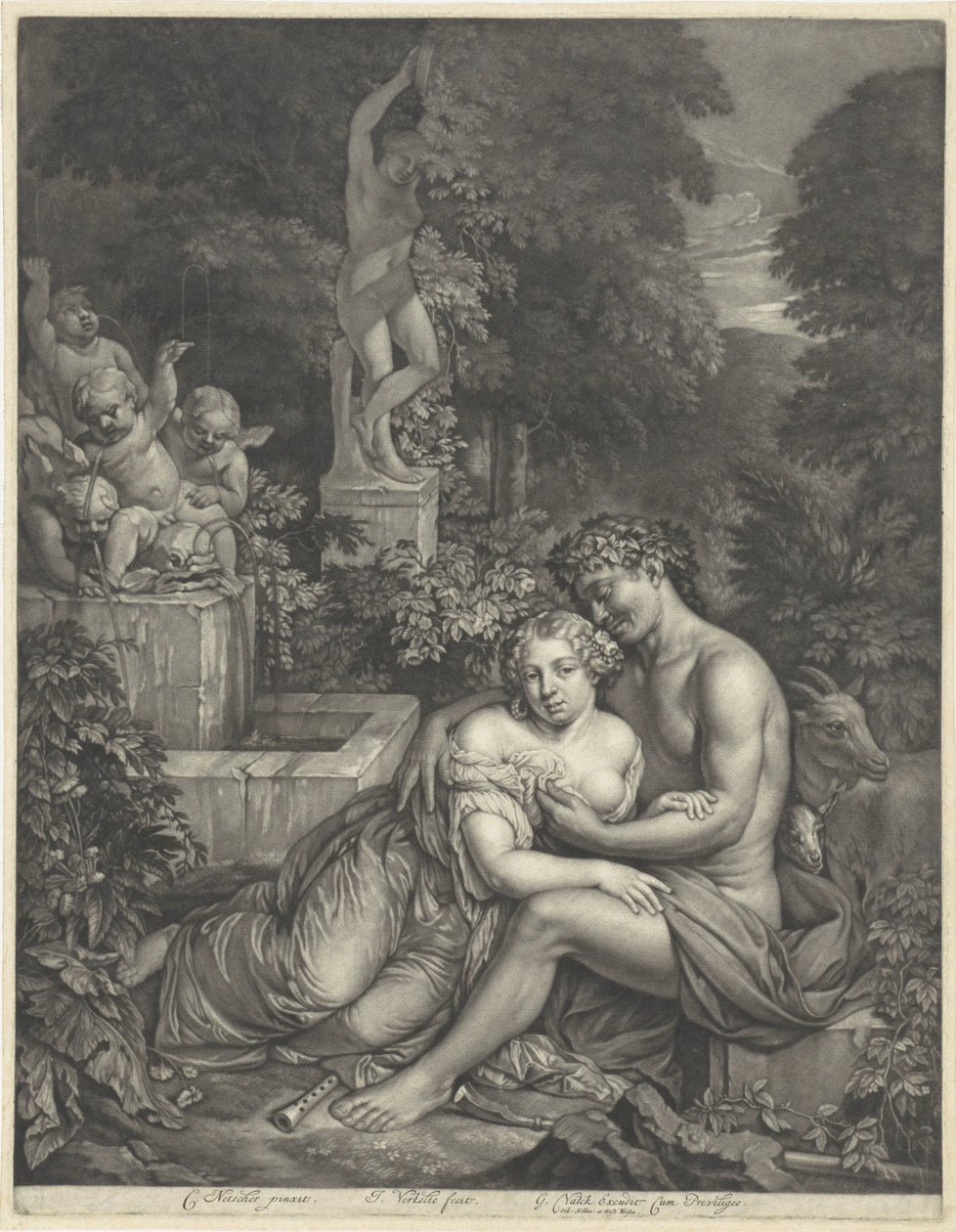 Vertumne et Pomone - Jan Verkolje (I)