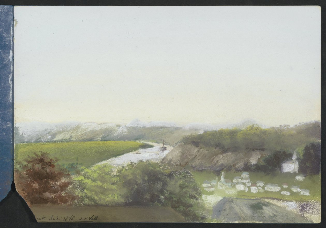 Paysage montagneux avec une rivière - Jan Veth