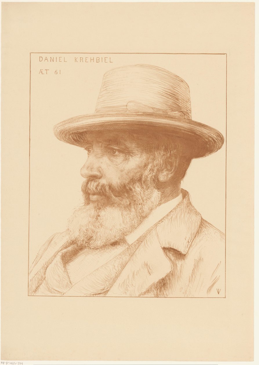 Portrait de Daniel Krehbiel - Jan Veth