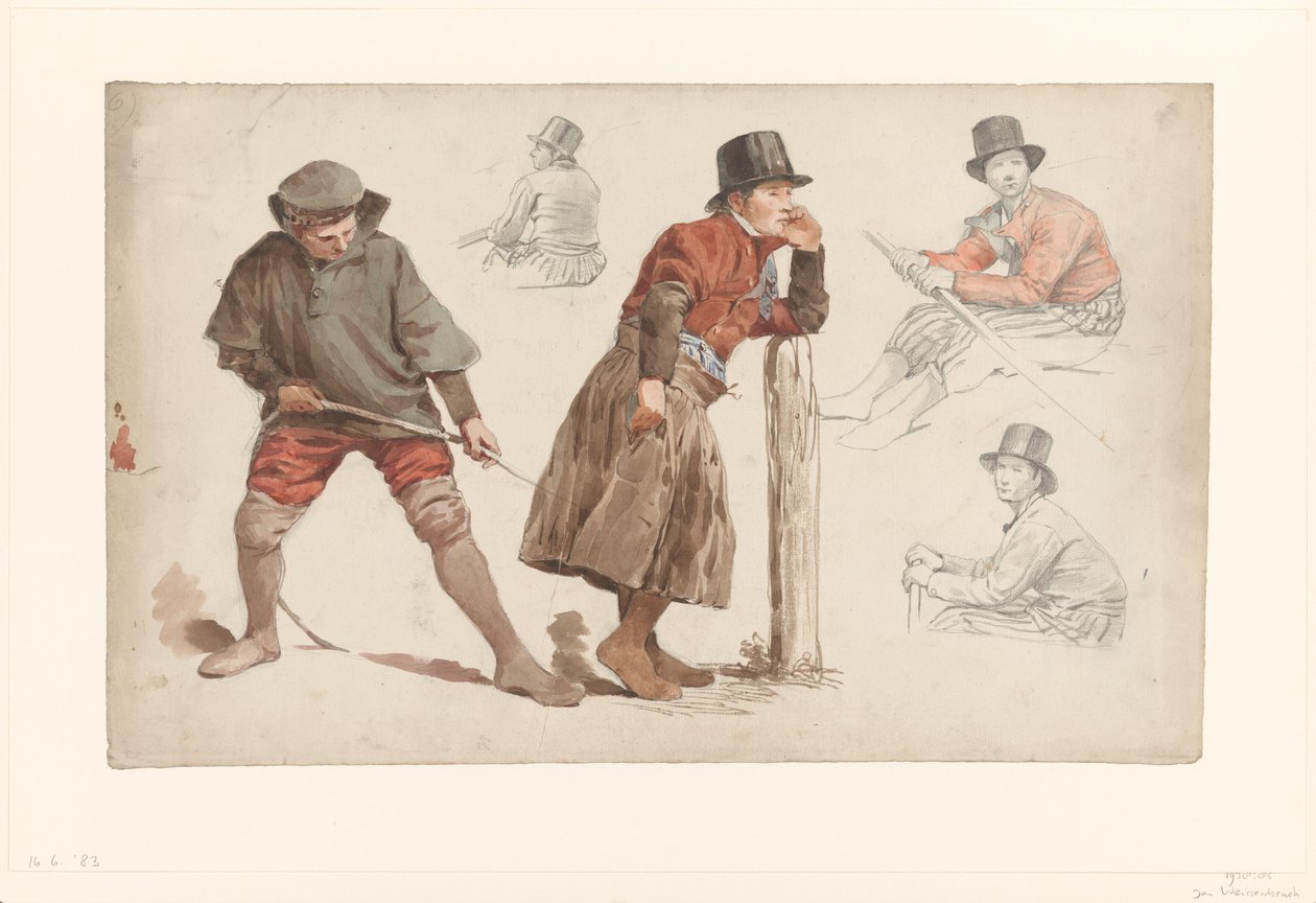 Études de figures - Jan Weissenbruch