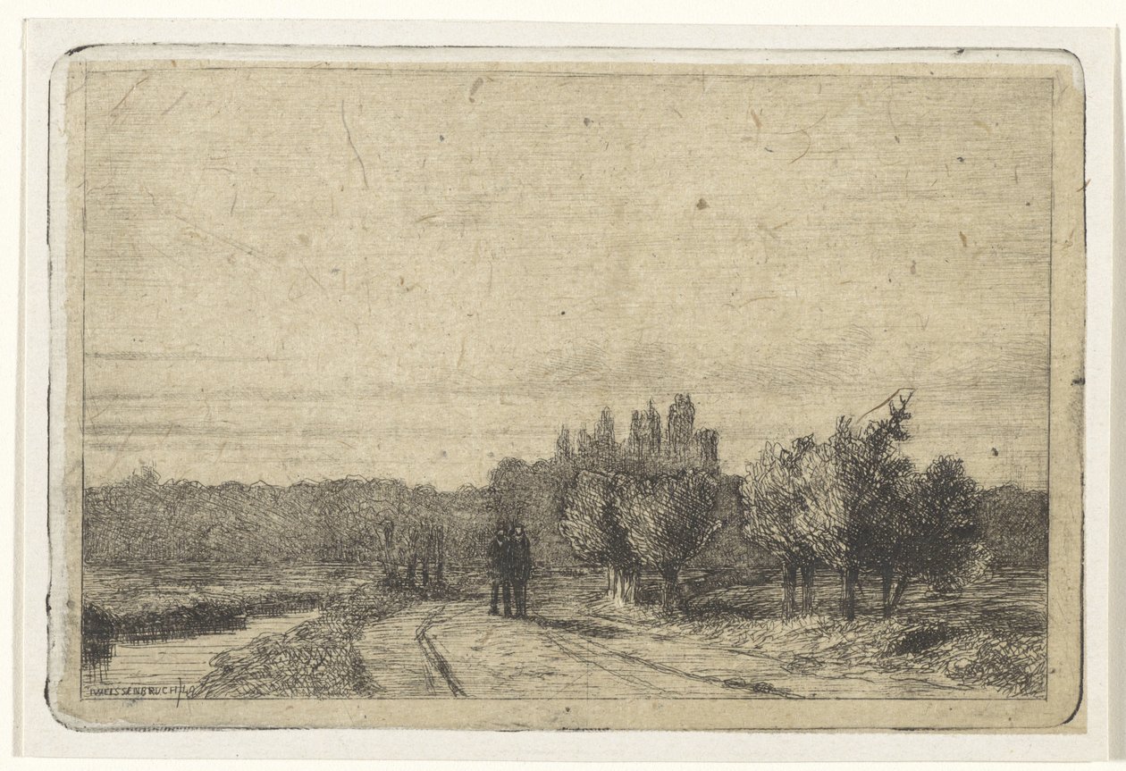 Vue de la Schenkweg depuis le Dôme - Jan Weissenbruch