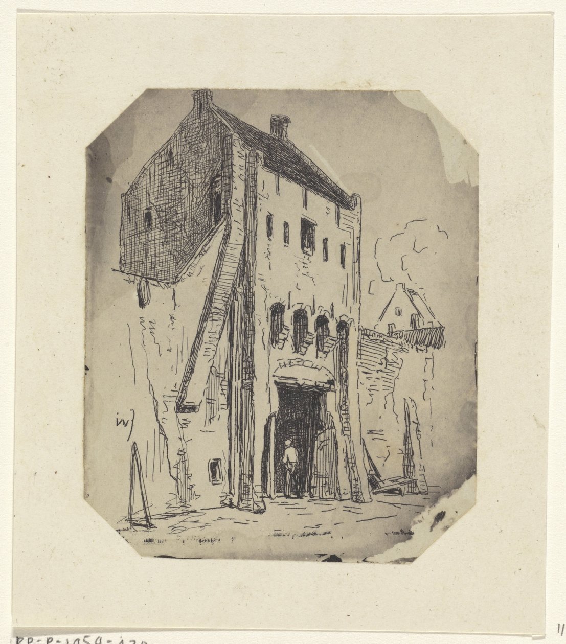 Porte de quai à Leerdam - Jan Weissenbruch