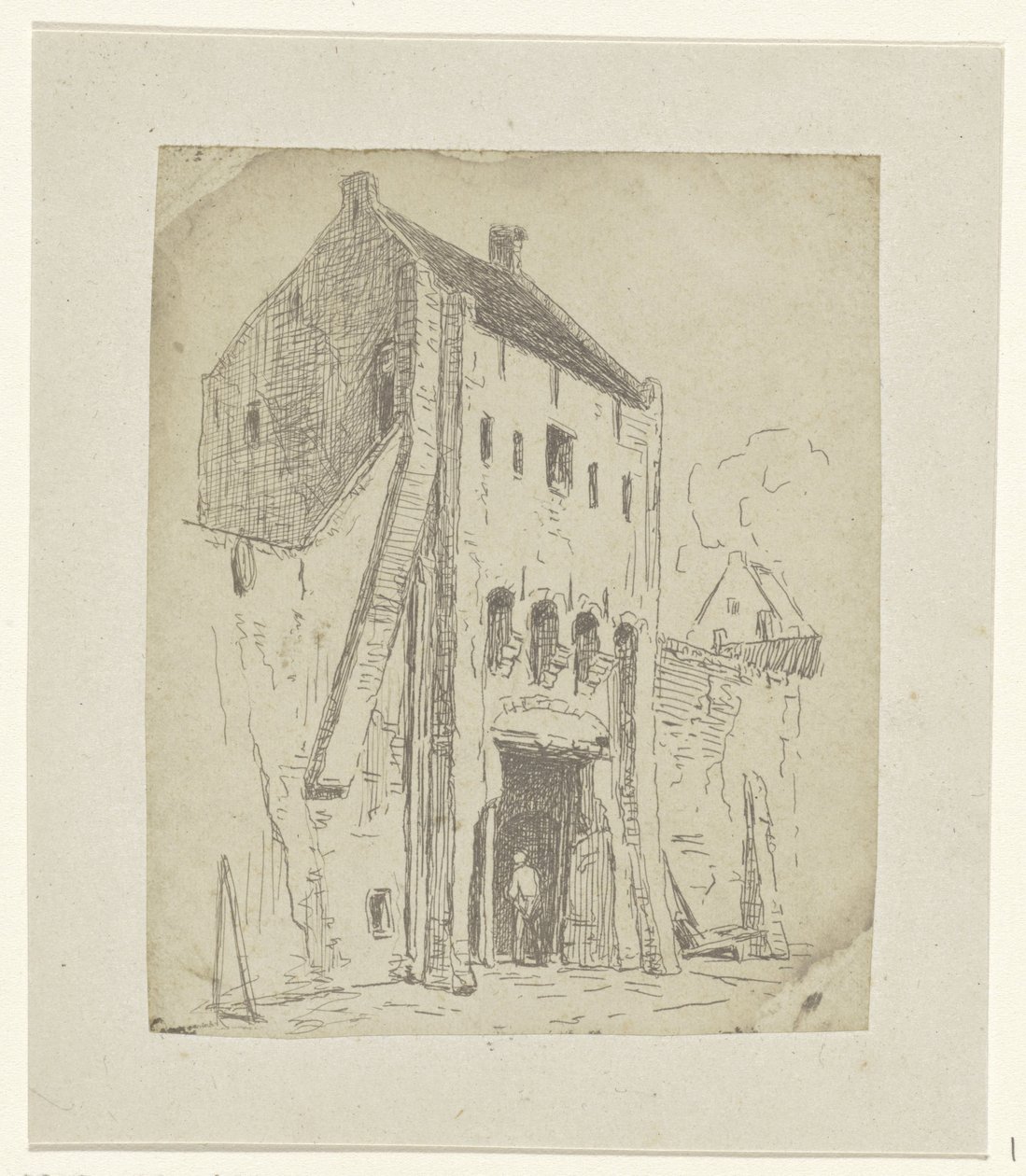 Porte de quai à Leerdam - Jan Weissenbruch