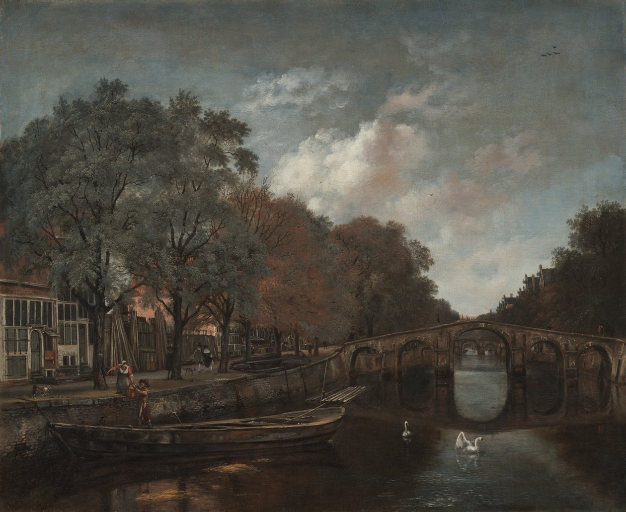 Herengracht, Amsterdam, vers 1661 - Jan Wijnants