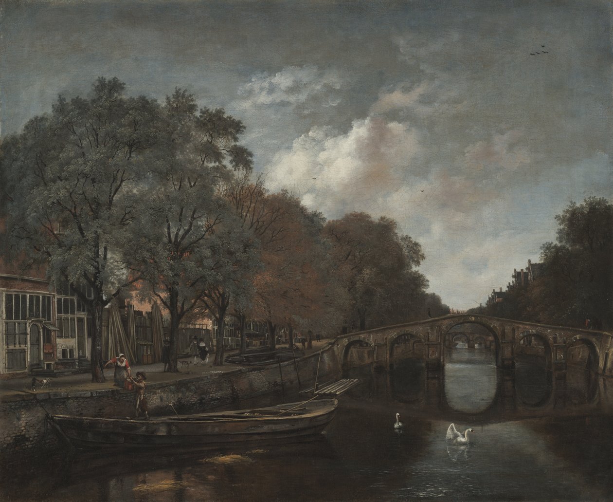 Herengracht, Amsterdam, vers 1661 - Jan Wijnants