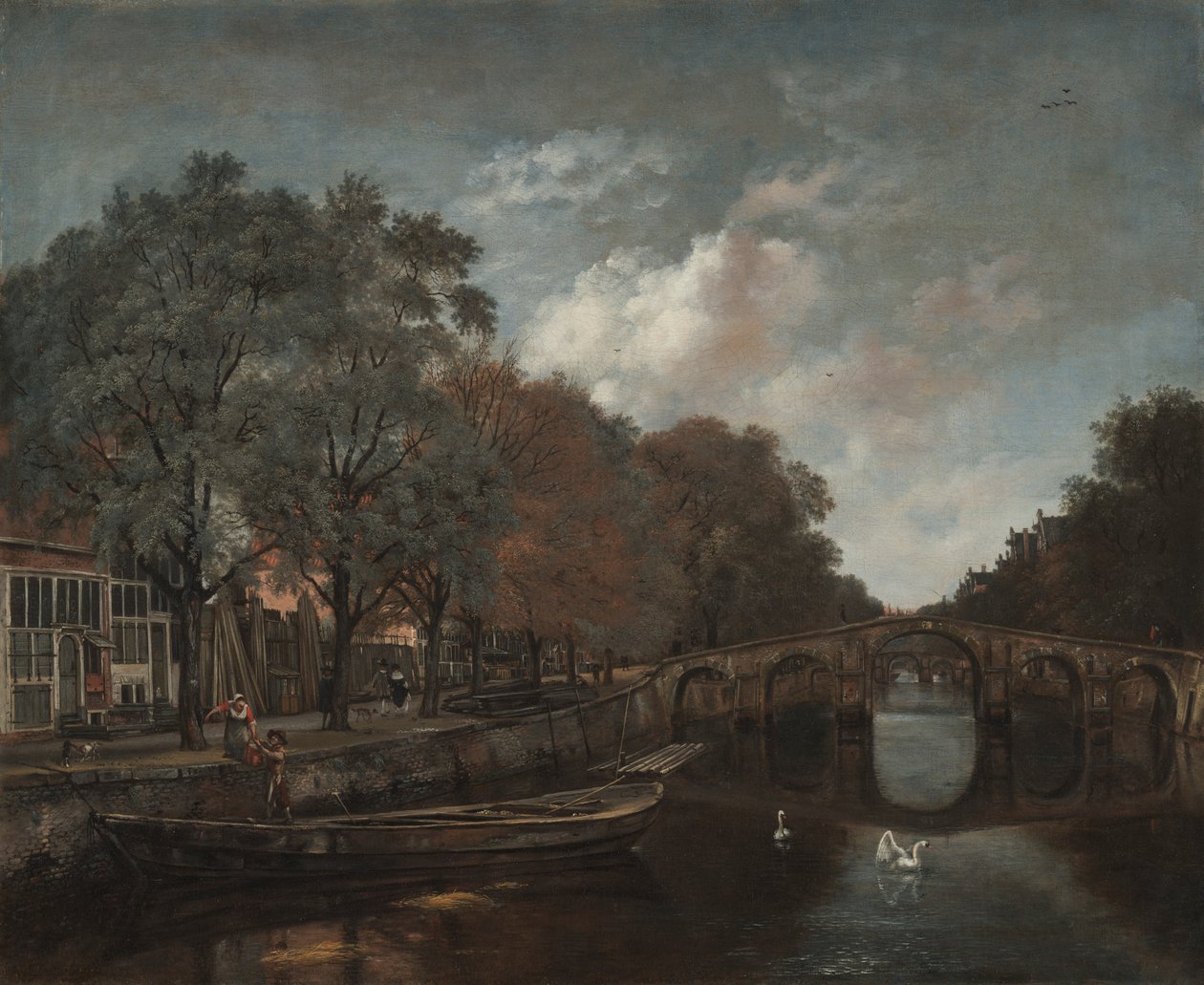 Herengracht, Amsterdam, vers 1661 - Jan Wijnants