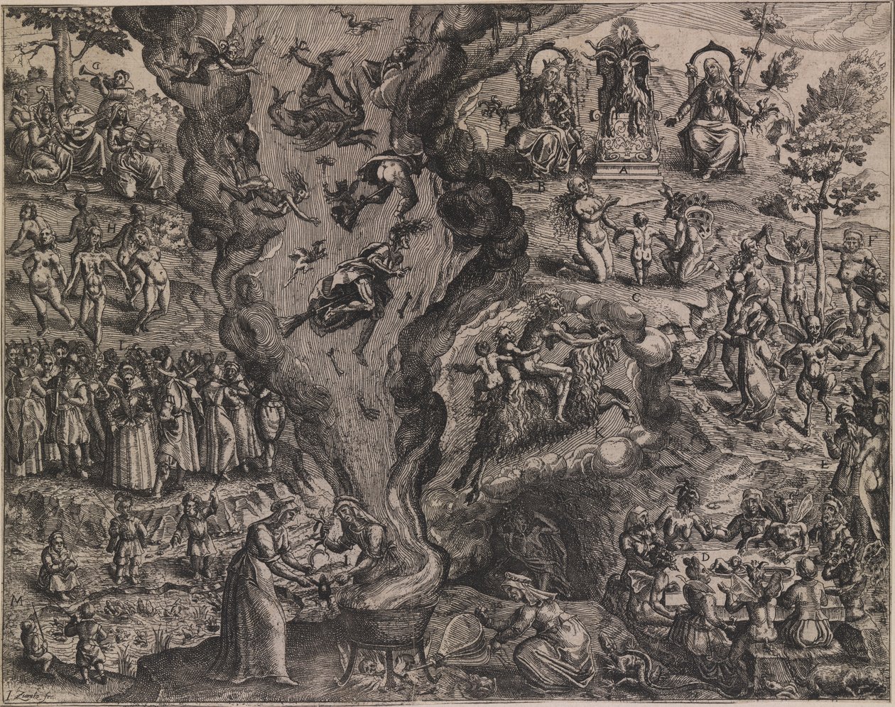 Sabbat des sorcières - Jan Ziarnko
