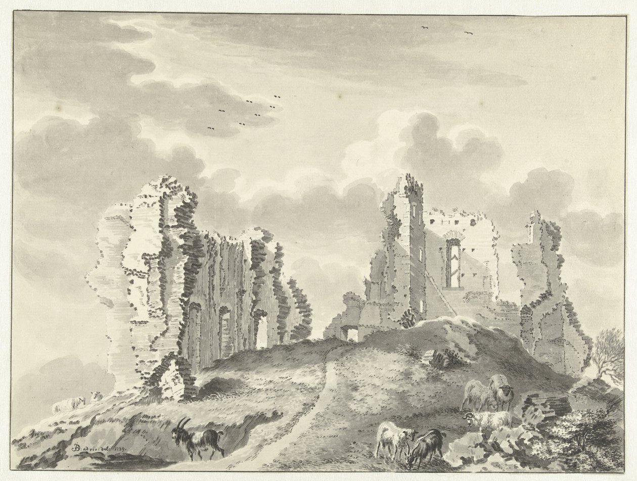 Vestiges du château de Kranendonk - Jan de Beijer