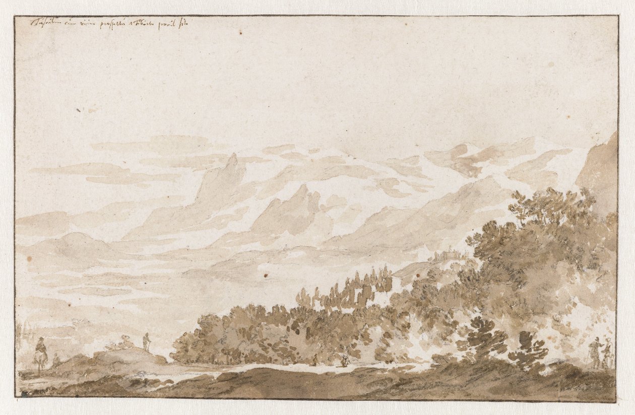 Tusculum (Frascati) depuis le sud-ouest - Jan de Bisschop