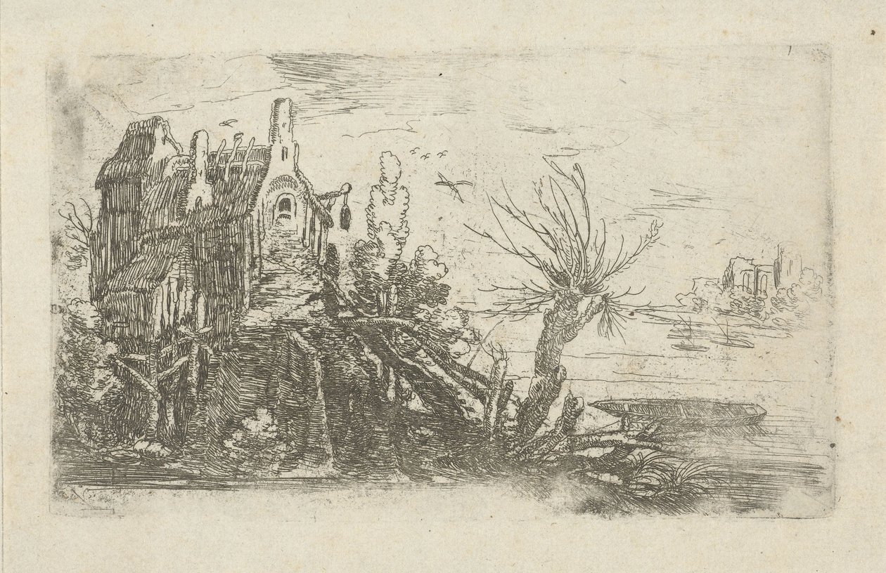 Maison au bord d