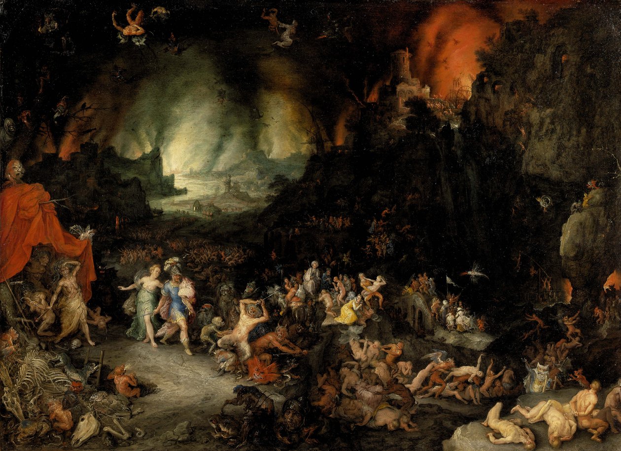 Énée dans le monde souterrain - Jan the Elder Brueghel