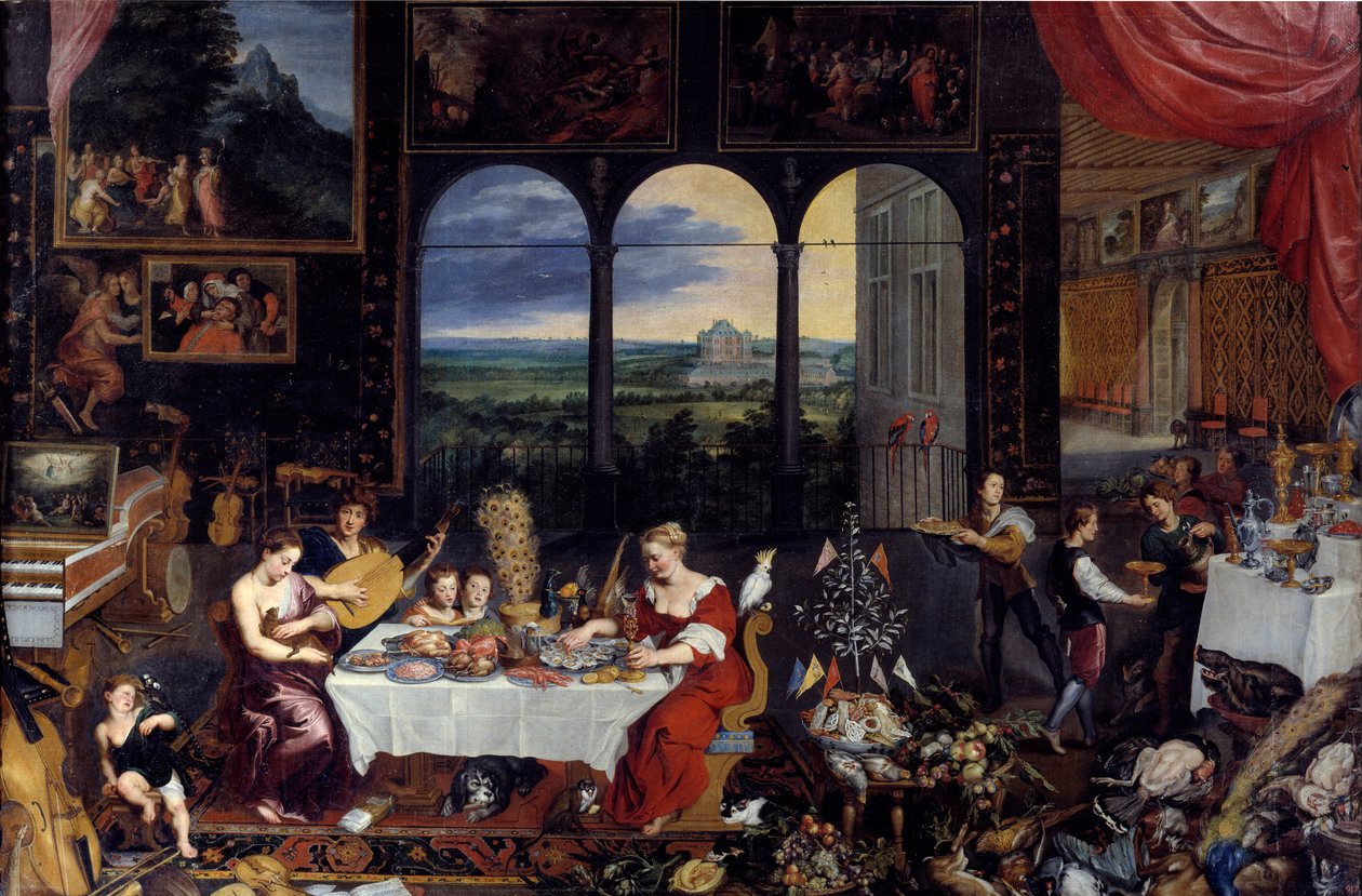 Goût, Ouïe et Toucher, 1618 - Jan the Elder Brueghel