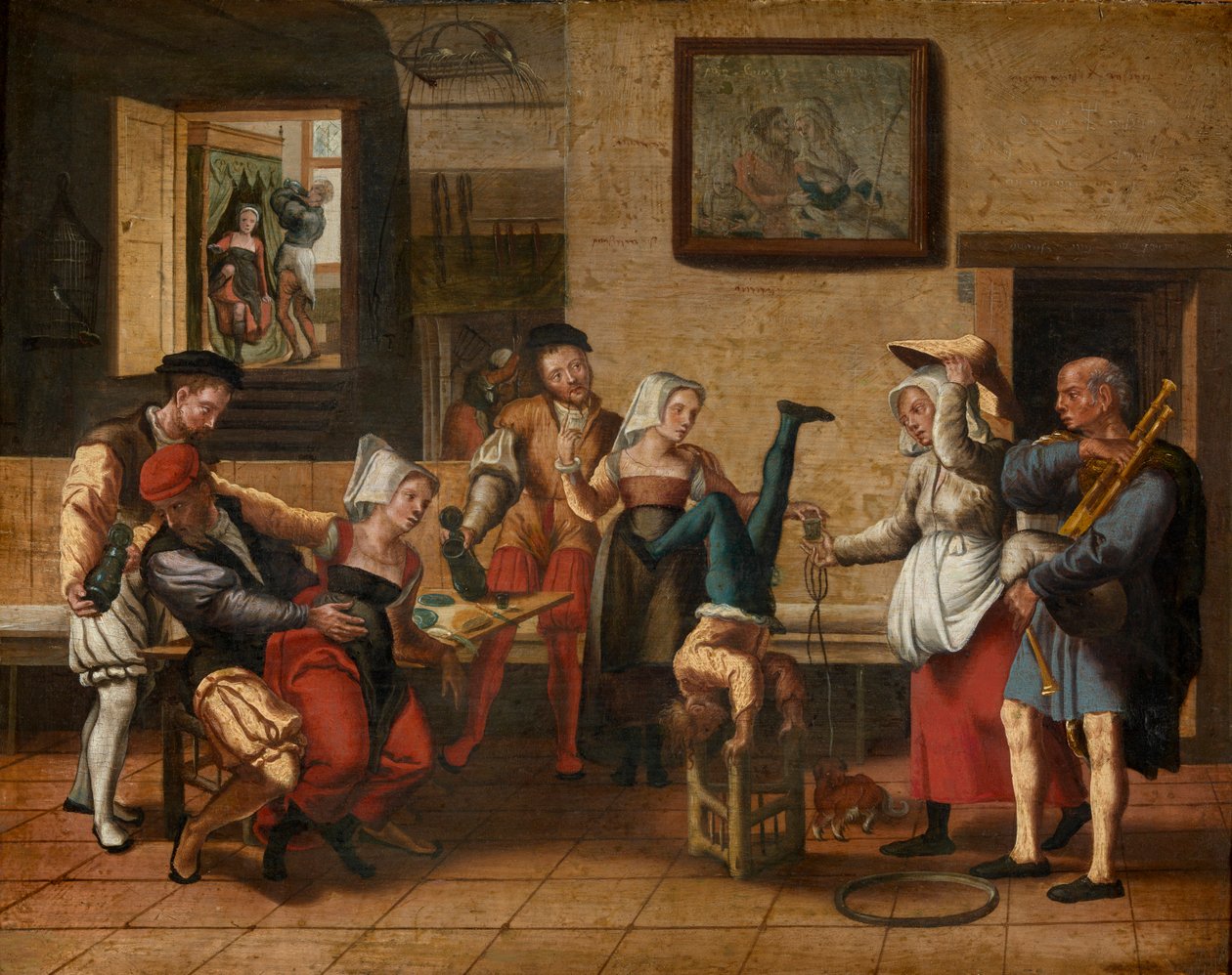 Scène de pub - Jan van Amstel