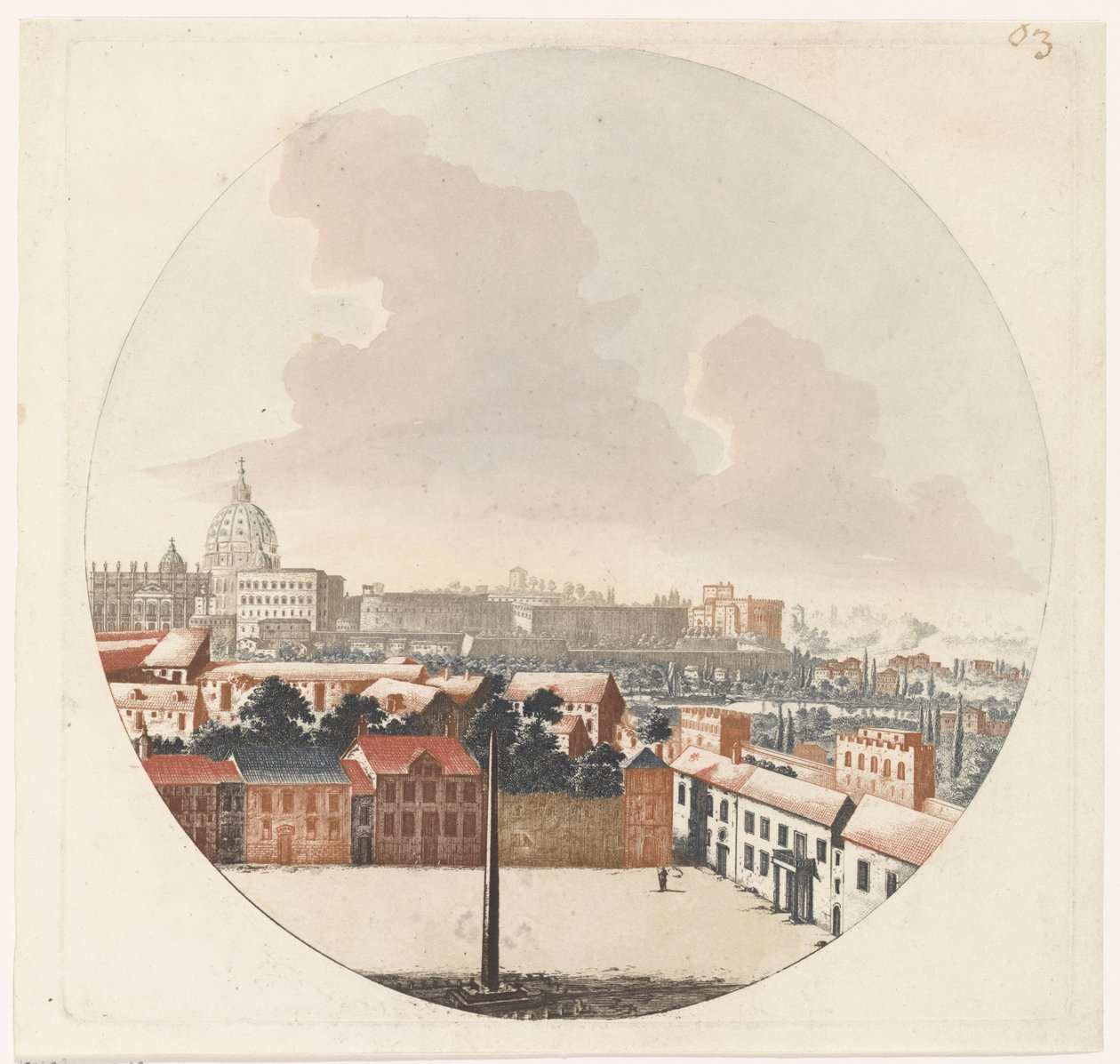 Vue de Rome - Jan van Call (I) (possibly)