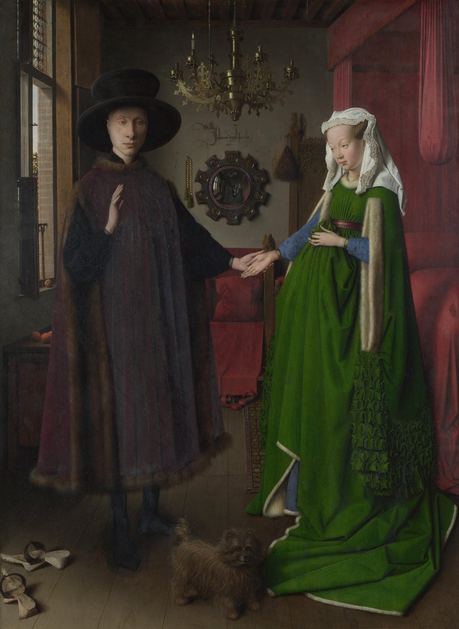 Le Portrait des Arnolfini, 1434 - Jan van Eyck