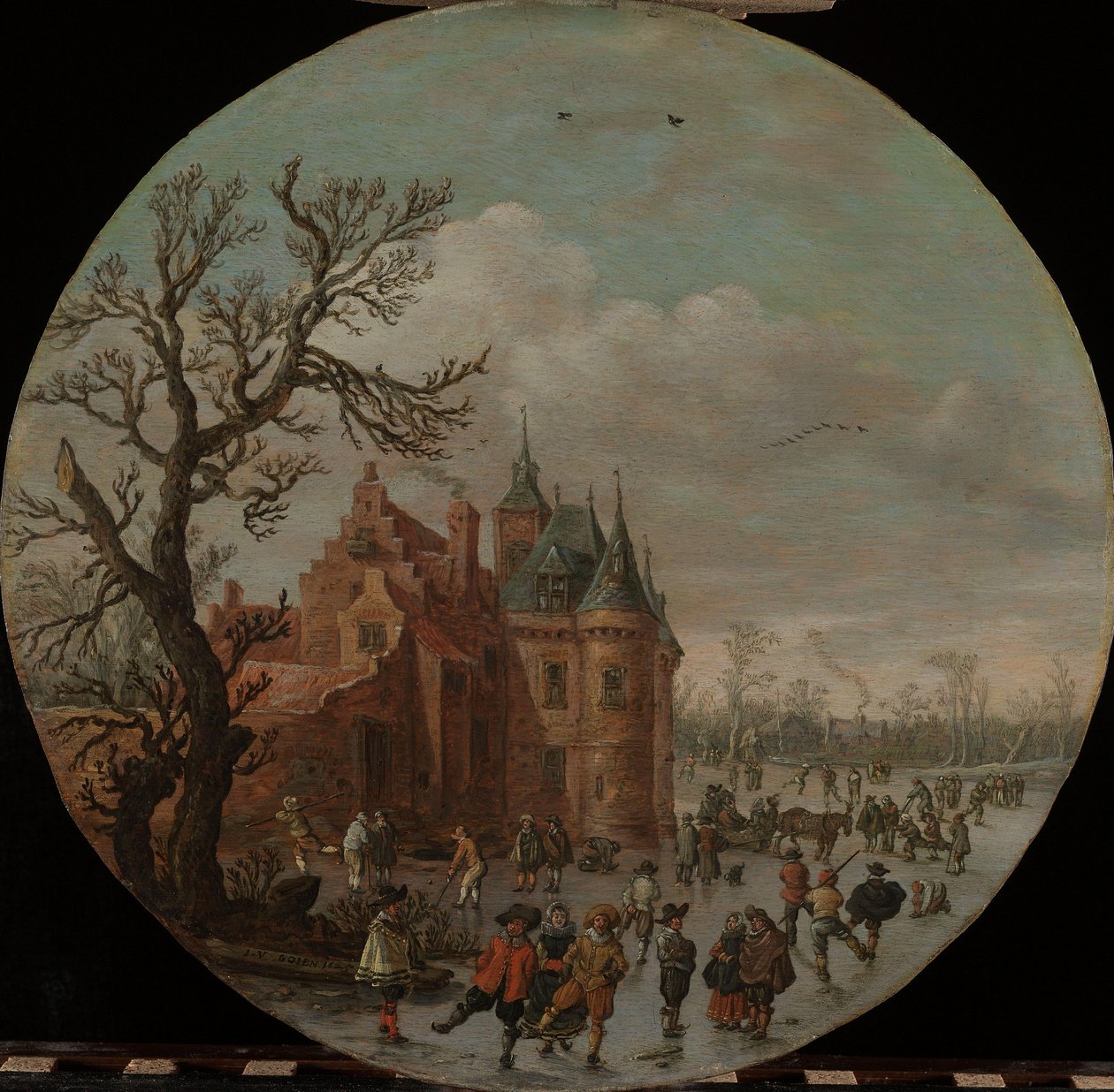 Hiver - Jan van Goyen (signed by artist)