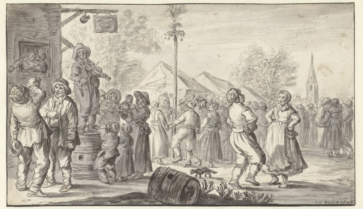 Fête de village - Jan van Goyen