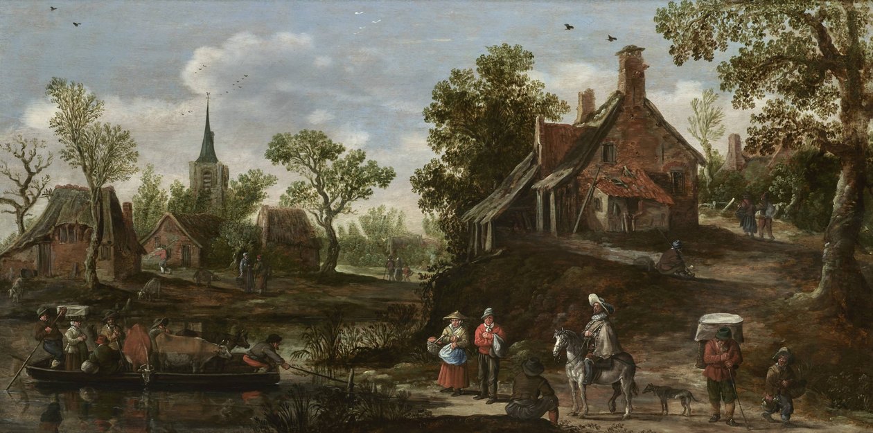 Le ferry - Jan van Goyen